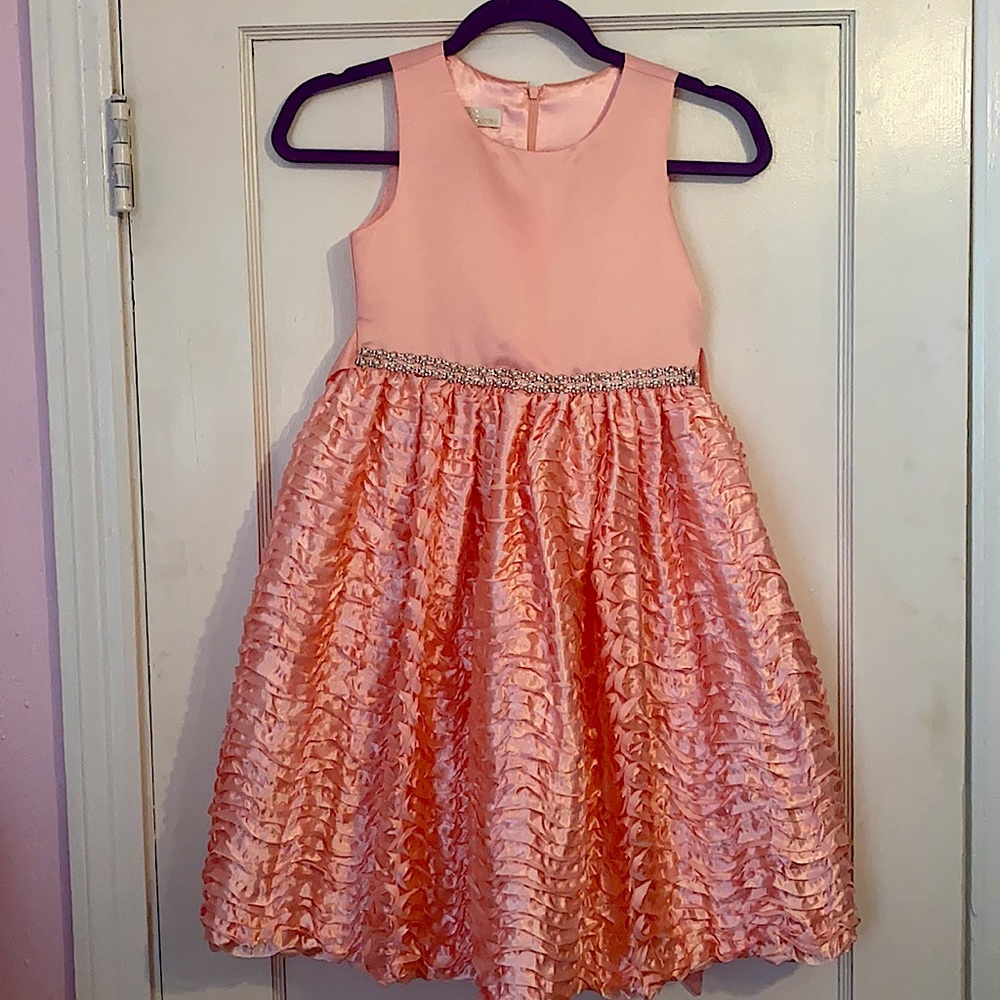 American Princess Girl’s size 8 coral dress.